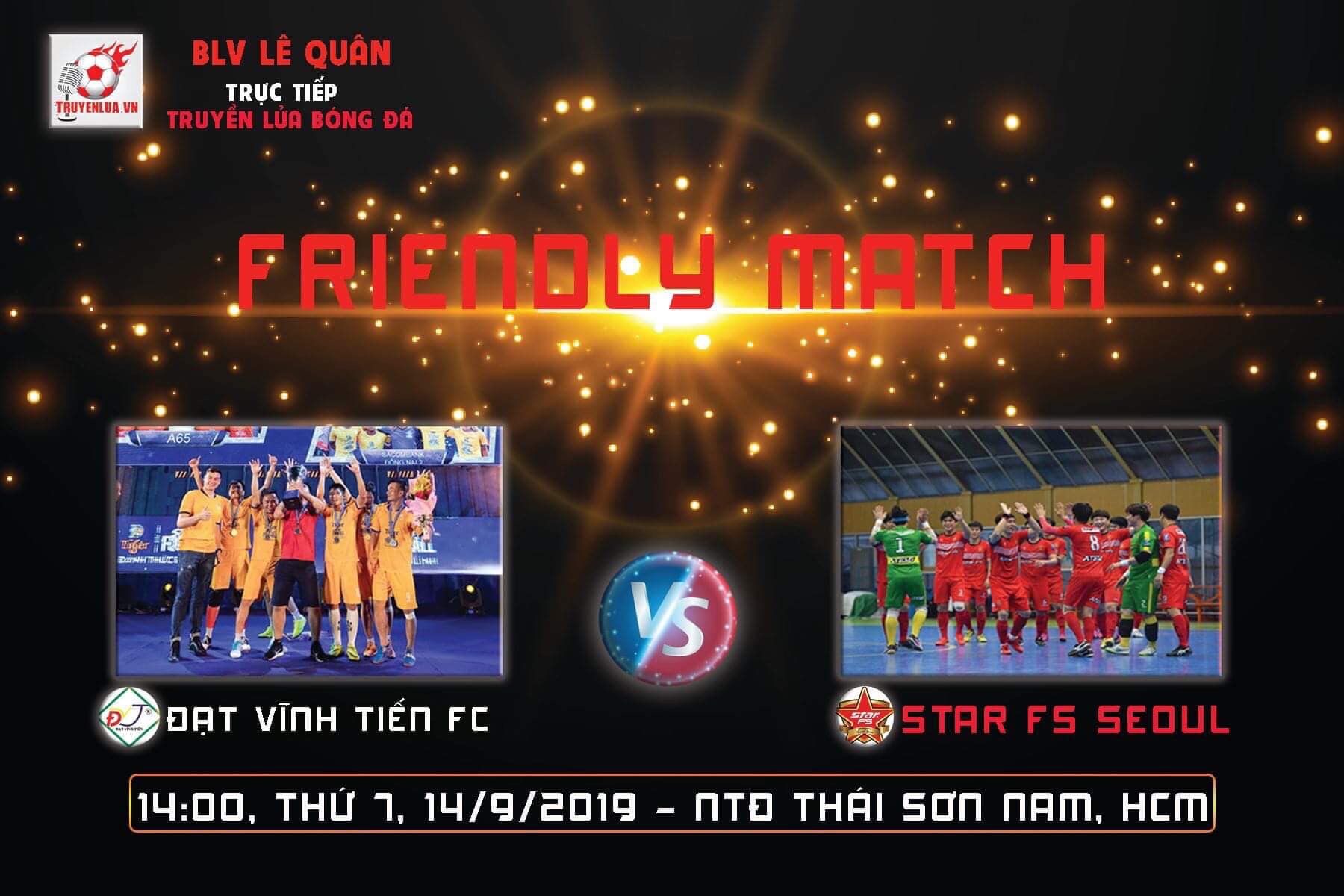 Giao hữu bóng đá giữa đội Đạt Vĩnh Tiến FC & CLB Star FS Seoul