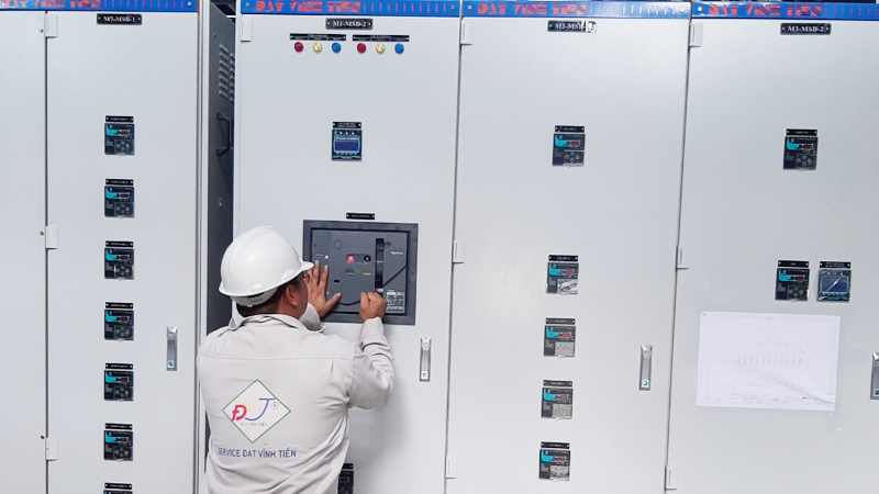 Lắp đặt đóng điện tại công trình